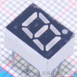 0.28英寸1位数码管 共阳高亮红色LED显示器件详解